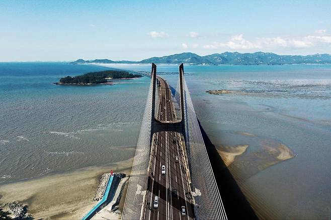 노을대교 조감도. 고창군 제공.