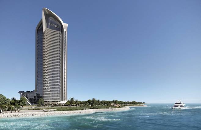 사우디의 제다 트럼프 타워 조감도/사진=트럼프 오거니제이션 홈페이지