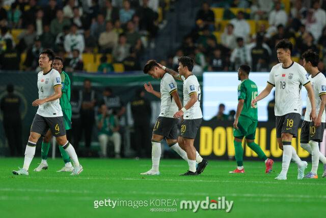 중국과 사우디아라비아의 월드컵 예선 경기장면/게티이미지코리아