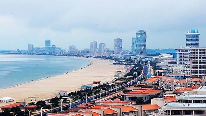 북한 원산갈마해안관광지구의 모습. 연합뉴스