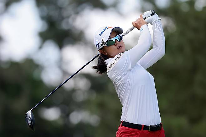 김세영이 멕시코 원정길에 나서 돌파구 찾기를 노린다. 지난달 시즌 첫 메이저대회 셰브론 챔피언십에서 샷을 날리고 있다. ｜게티이미지