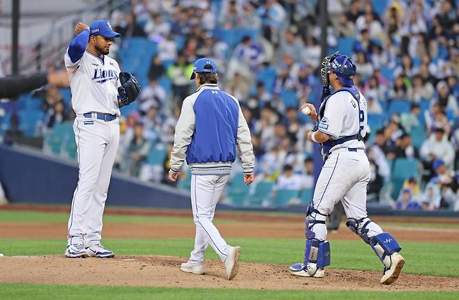 삼성 대니 레예스. 삼성 라이온즈 제공