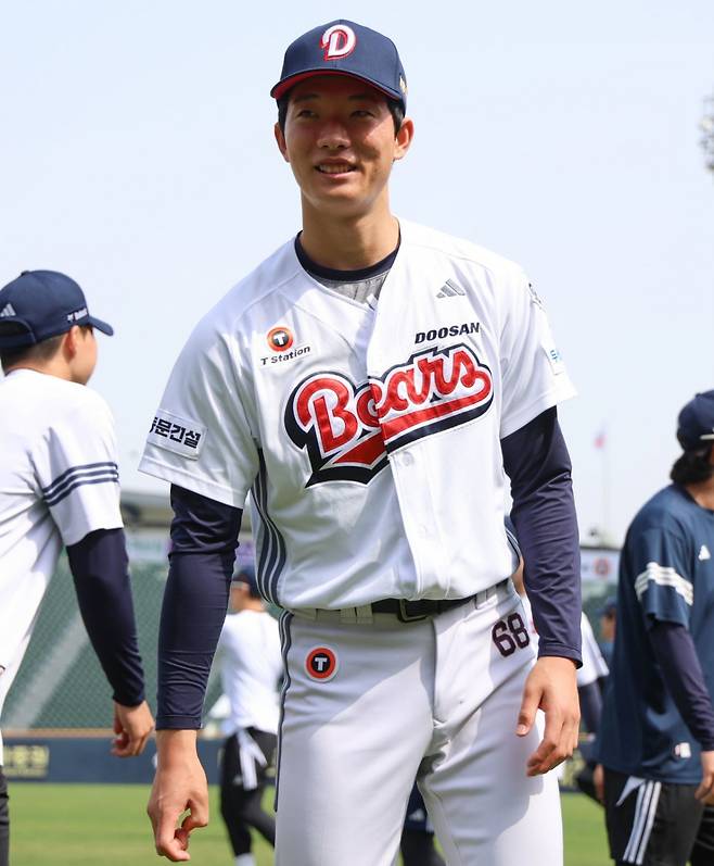 두산 베어스 신인 투수 최민석. /사진=두산 베어스 제공