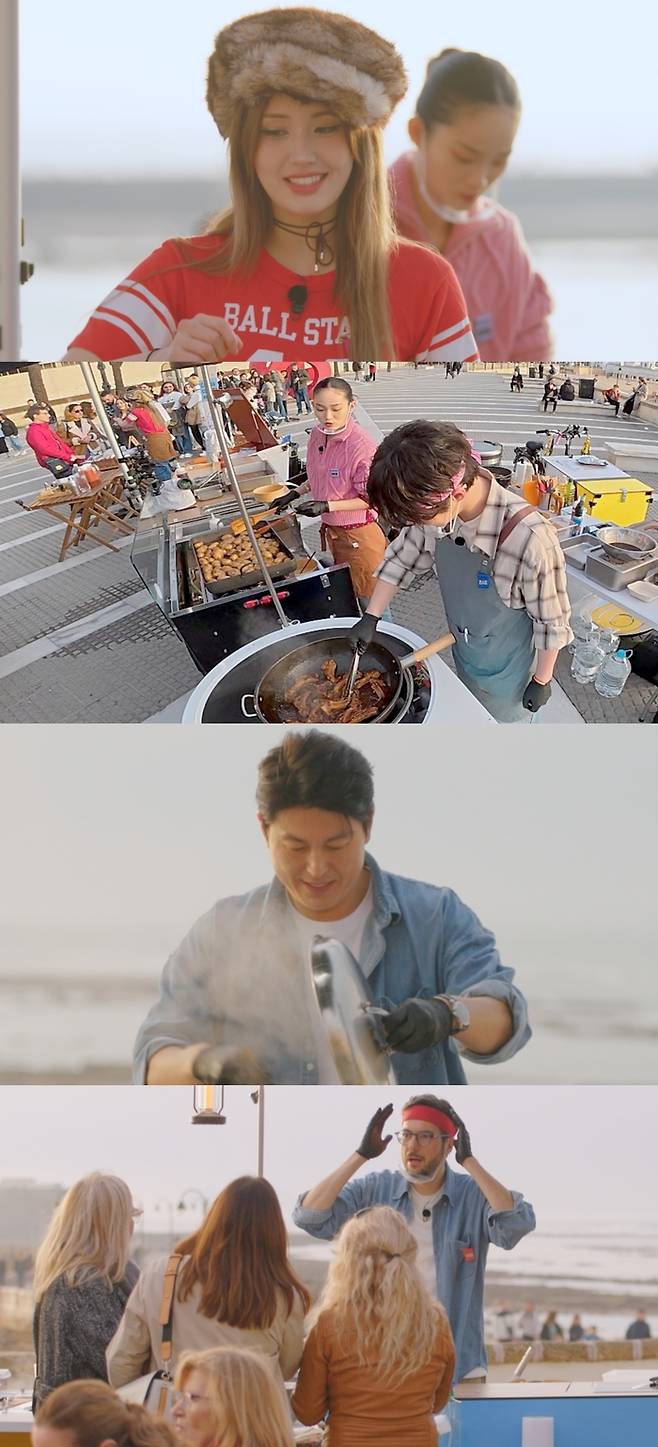 ‘길바닥 밥장사’. 사진| JTBC