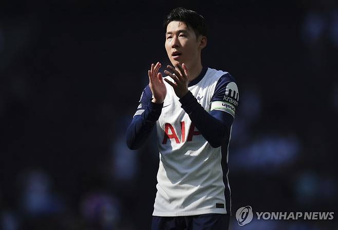 손흥민 [PA via AP=연합뉴스. 재판매 및 DB 금지]