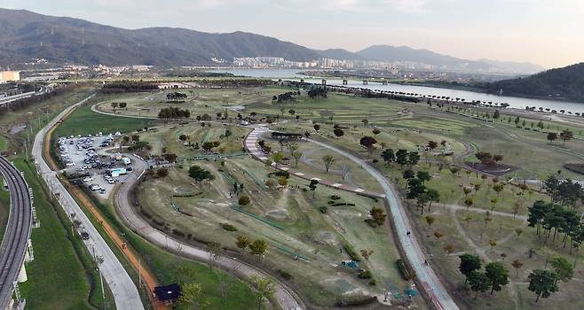 경남 양산시 황산파크골프장 전경 [경남 양산시 제공. 재판매 및 DB 금지]