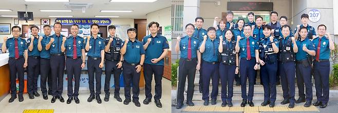 부산 서면지구대(왼쪽)와 충렬지구대(오른쪽) [부산경찰청 제공. 재판매 및 DB 금지]