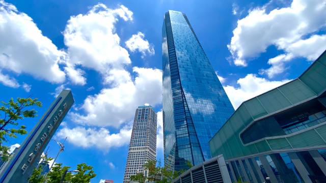 2차 공공기관 이전 대상지인 문현금융단지 부산국제금융센터(BIFC) 전경. 부산일보DB