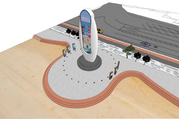 빛의 시계탑 조감도.