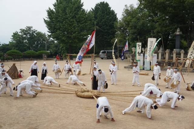 감내게줄당기기 공연./밀양시/