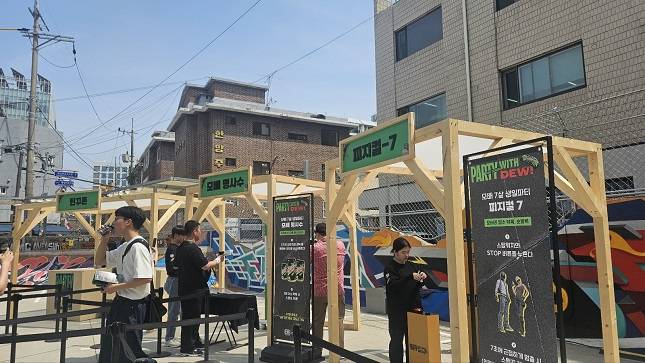 21일 서울 성수동 '펍지 성수'에서 열린 배틀그라운드 모바일 7주년 팝업스토어 현장. /사진=비즈워치