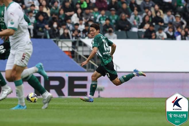 전북 현대 미드필더 강상윤. 제공 | 한국프로축구연맹