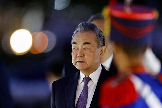 왕이 중국공산당 중앙외사판공실 주임 로이터연합뉴스