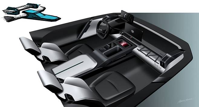 토요타 RAV4 (Toyota RAV4 Design Sketch)