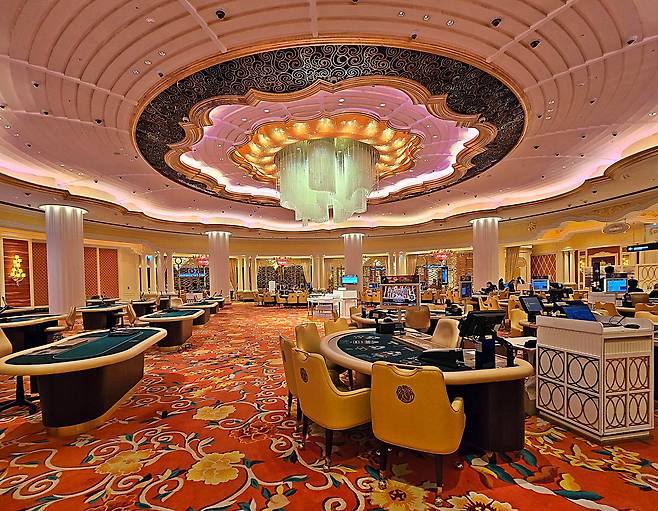 제주도 서귀포시에 위치한 제주신화월드 랜딩카지노 내부 모습./제주신화월드