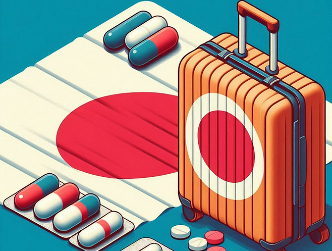 일본 약 관련 이미지. AI 이미지