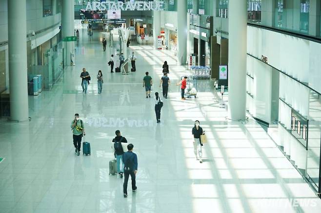 인천국제공항 제1터미널 출국장 면세점. 임형택 기자