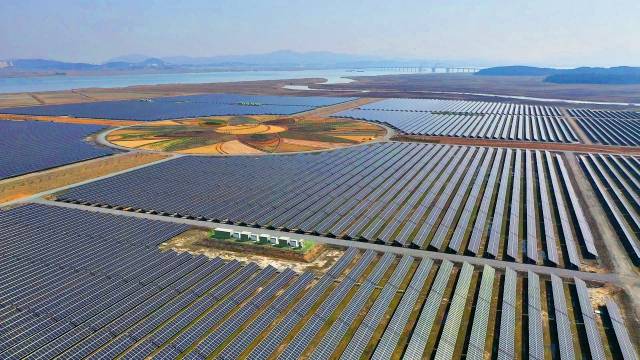 전남 해남군 ‘솔라시도 기업도시’에 조성된 재생에너지산업단지. 해남군 제공