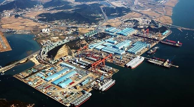 HD현대삼호 조선소 전경. HD현대삼호 제공