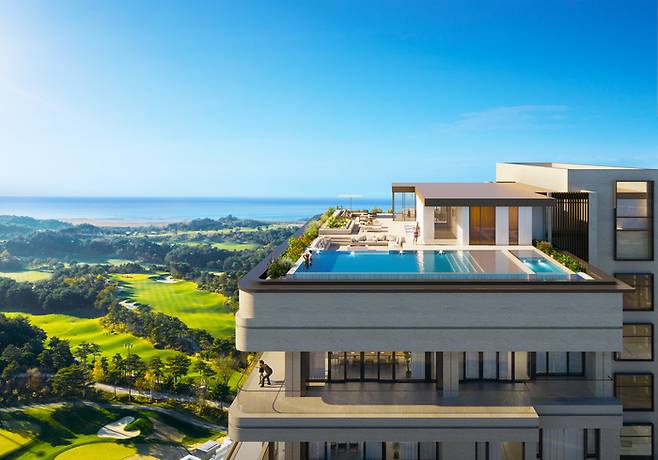 최대 380평의 설해수림 펜트하우스.