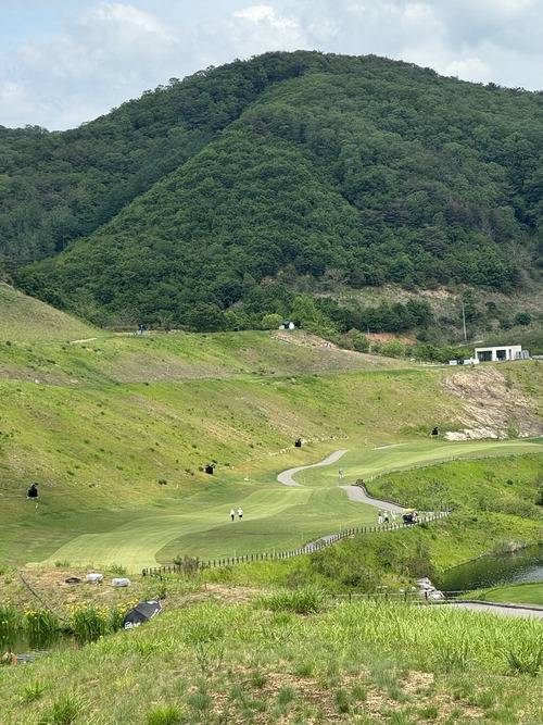 코오롱 한국오픈이 열리는 라비에벨 컨트리클럽 듄스코스 전경.  임정우 기자
