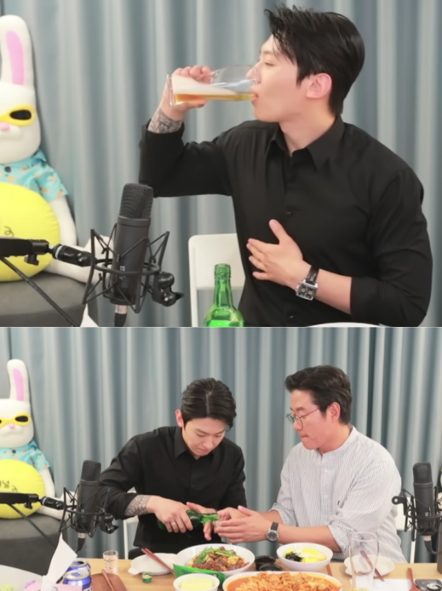 방송인 덱스(왼쪽), 나영석 PD. / 유튜브 '채널십오야' 캡처