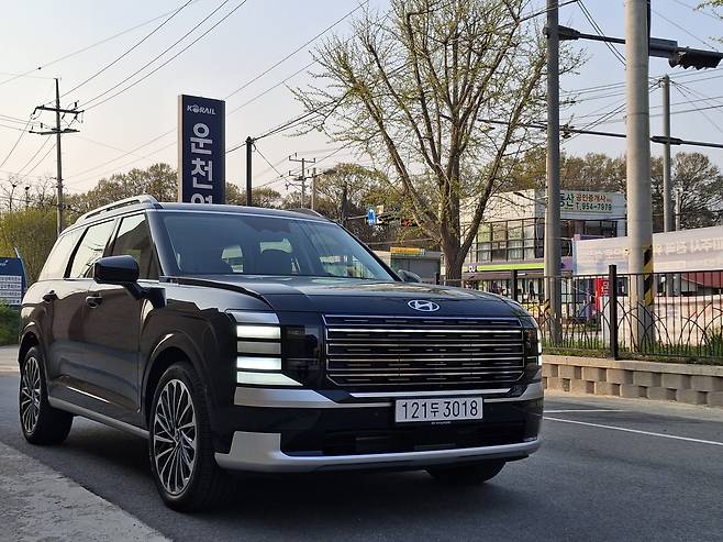 신형 팰리세이드 하이브리드 외관  김성우 기자