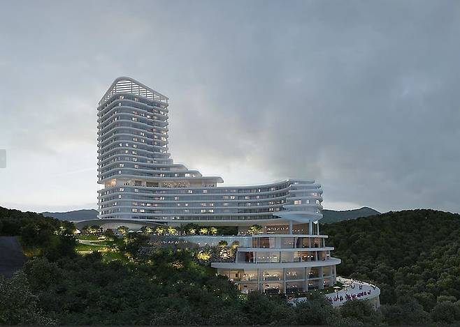 [안동=뉴시스] 영덕 삼사유원지 숙박시설 조감도. (경북도 제공) 2025.05.21. photo@newsis.com *재판매 및 DB 금지