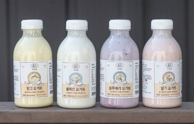 <대광목장>이 생산하는 요구르트 제품들.