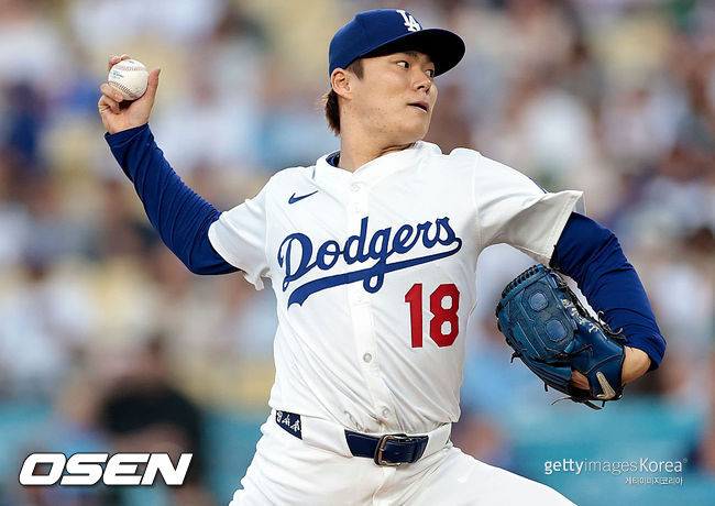 [사진] LA 다저스 야마모토 요시노부. ⓒGettyimages(무단전재 및 재배포 금지)