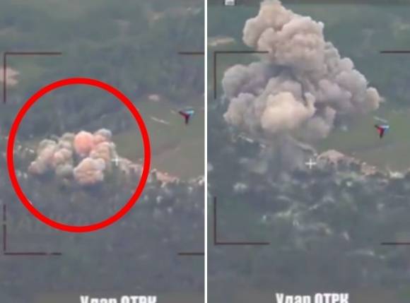 20일(현지시간) 러시아가 이스칸데르 미사일로 우크라이나 수미주(州)의 한 군사 훈련 캠프(사진)을 공격했다. 유로마이단프레스 엑스 영상 캡처