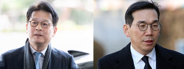 이창수(왼쪽) 서울중앙지검장과 조상원 4차장검사.