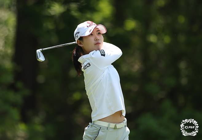 황유민이 만반의 준비를 통해 US여자오픈 선전을 다짐하고 있다. 지난주 두산 매치플레이 결승에서 이예원과 경기하고 있는 황유민. ｜KLPGA 제공