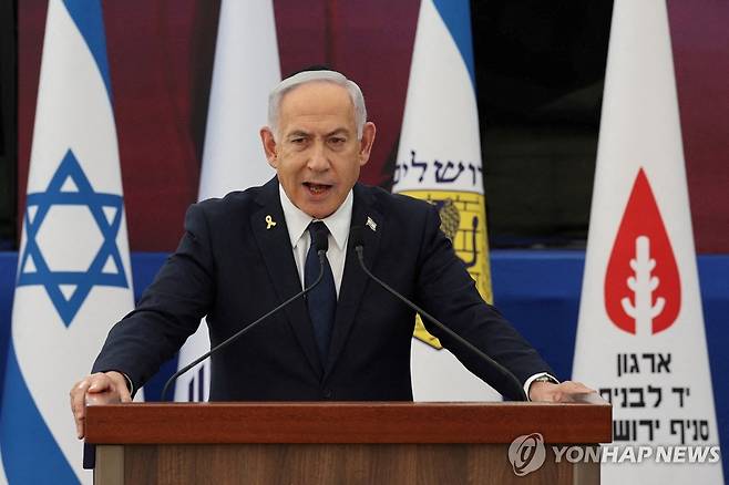 이란이 레드라인으로 내세우고 있는 핵시설에 대한 폭격을 준비하고 있는 것으로 알려진 베냐민 네타냐후 이스라엘 총리 [로이터 연합뉴스 자료사진. 재판매 및 DB 금지]