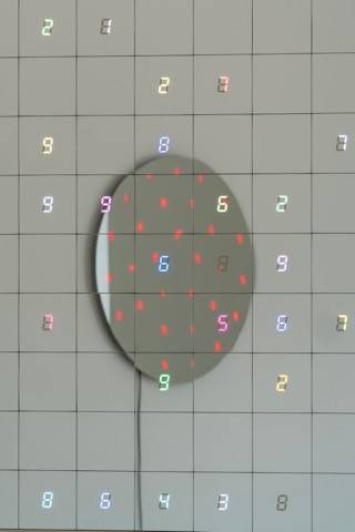 미야지마 다쓰오 작품 전시 모습[갤러리바톤 제공. 재판매 및 DB 금지]