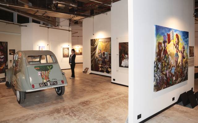 모야의 '시트로엥 1960'. 정대현 기자 jhyun@