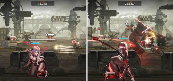 - 홍련: 흑영도 홍련처럼 납도와 발도 손이 다르다