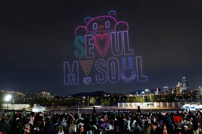 ‘2025 한강 드론 라이트 쇼’ (제공: 서울시)