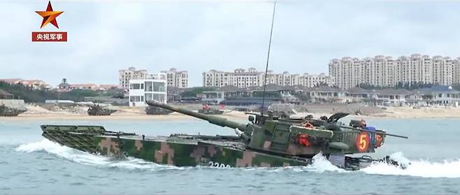 출처 - 관영 중국중앙(CC)TV 군사채널 SNS
