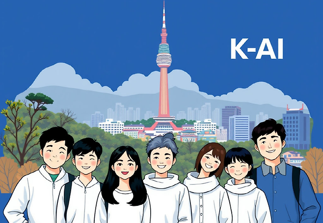 IT 핫픽 - 소버린 AI (AI로 이미지 생성)