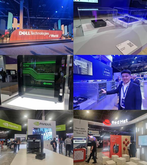 '델 테크놀로지스 월드(DTW) 2025' 엑스포 행사장 전경. [사진=윤소진 기자]