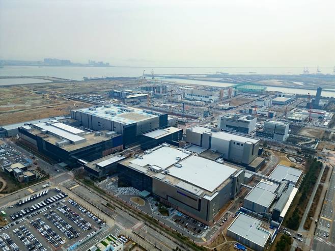 송도 삼성바이오로직스 1캠퍼스와 2캠퍼스 전경. 사진=삼성바이오로직스