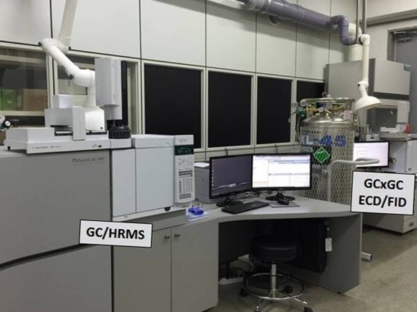 KBSI 오창바이오·환경연구소에 구축한 고분해능 이차원 가스크로마토그래피-질량분석기(GC×GC-TOF MS, 모델명: LECO Pegasus 4D) 시스템. KBSI