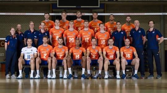 네덜란드 남자배구 대표팀. 사진[연합뉴스]