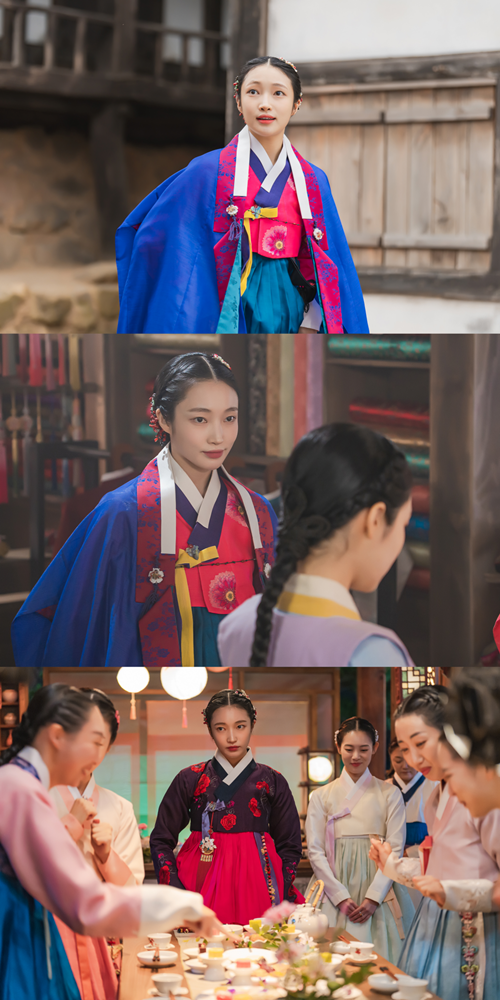 ‘남주의 첫날밤을 가져버렸다’ 지혜원이 ‘희대의 악녀’ 도화선이라는 이름으로 소설 속에 들어선다. 사진=KBS