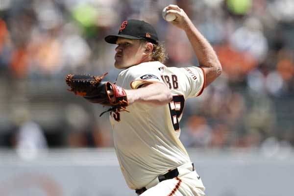 웹은 4이닝 6실점으로 부진했다. 사진= EPA= 연합뉴스 제공