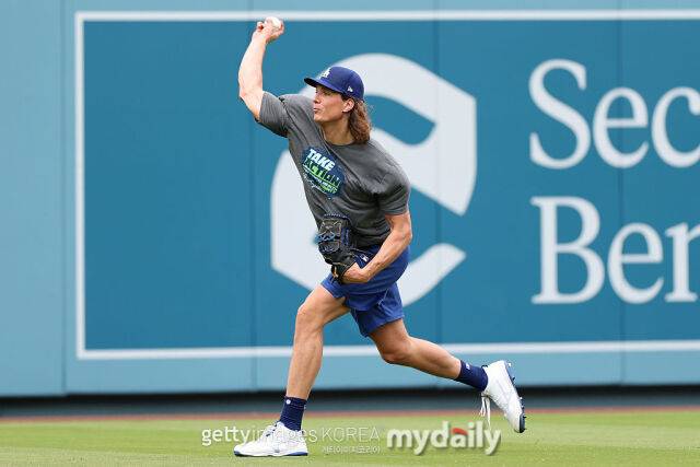재활에 몰두 중인 타일러 글래스나우. /게티이미지코리아