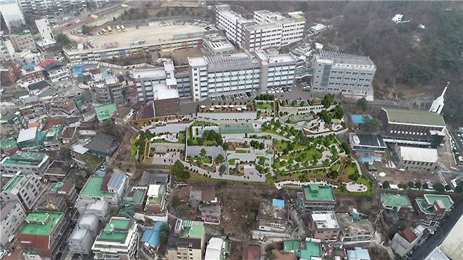 성북구 돈암동 173-1번지에 있는 성신여대 야외정원 조감도. [서울시 제공]