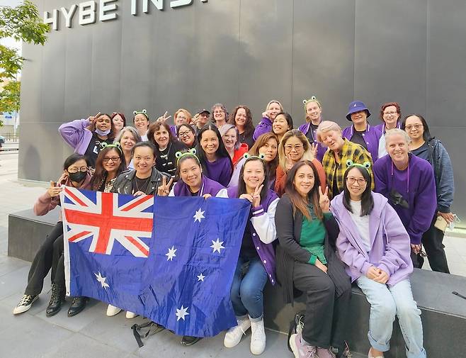 호주 한류관광객의 하이브 방문