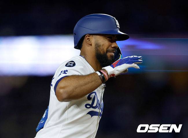 [사진] LA 다저스 테오스카 에르난데스. ⓒGettyimages(무단전재 및 재배포 금지)